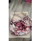 Quilted Patchwork Shoulder Bag, Multicolor Floral Print, Gold-Tone Chain Strap