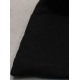 Black Genuine Leather Clutch Bag with Top Handle and Zip Closure